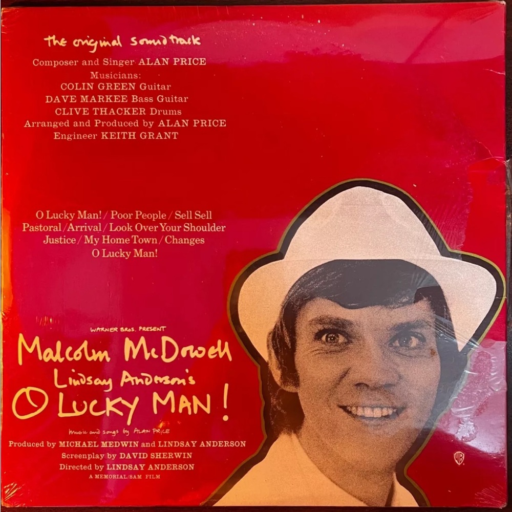 Alan Price ‎– O Lucky Man! - Original Soundtrack LP  SEALED PROMO vinyl new